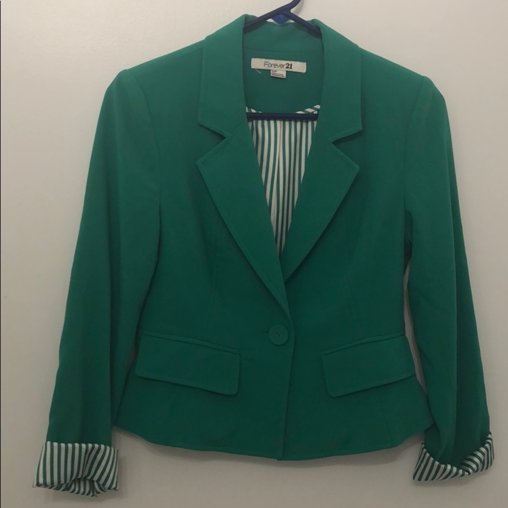 Green Blazer Forever 21